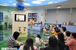 福中社区内有一群爱阅读的萌娃娃